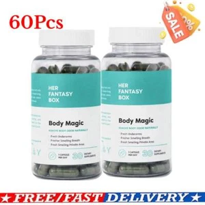 2X Her Fantasy Box Body Magic Chlorophyll Pille für - Vaginal, Körpergeruch Entfernung - Bild 1 von 7