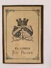 Ex-libris BLIND Edouard (1865-1920) Moeder n° 33, 72x52, 19è