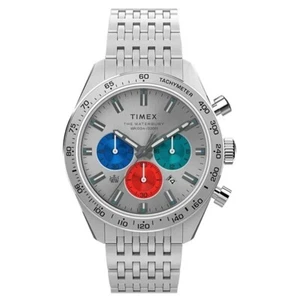 Timex Waterbury Chronograph TW2V42400 Orologio Uomo Special Edition - Picture 1 of 3
