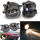 For Jeep Renegade 2015 2016 2017 2018 Pair Fog Lights Driving Lamps W/ H11 Bulbs