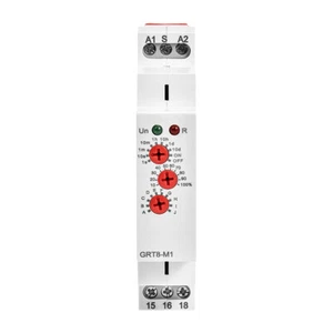 Multifunction Time Relay with 10 Functions GRT8-M1 AC/DC 12V~240V 16A 1×SPDT - Picture 1 of 10