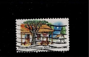 US Scott #1725, Single 1977 First Settlement 13c FVF Used - Picture 1 of 1