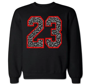 Air J Js Retro V 5 Retro 3 Cemento 3 SON OF MARS 3Lab5 23 Negro ROJO cuello redondo - Imagen 1 de 1
