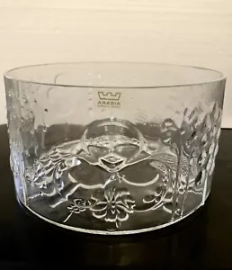 Arabia Finlandia ciotola in vetro Oiva Toikka Flora 6" diam. - Foto 1 di 12