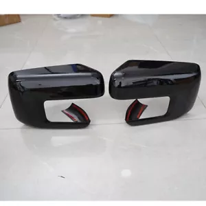 Glossy Black Side Door Mirror Cover Cap For Ford F150 F-150 2021 2022 2023 2024 - Picture 1 of 11