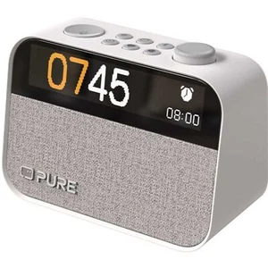 Pure MOMENT Alarm Clock Radio with DAB+ & Bluetooth - White - Picture 1 of 4