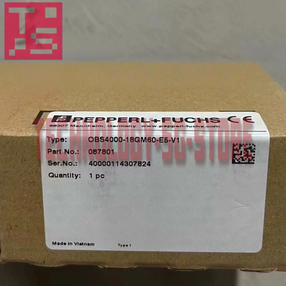 1PCS New PEPPERL+FUCHS OBS4000-18GM60-E5-V1 Photoelectric Sensor - Image 1 of 1
