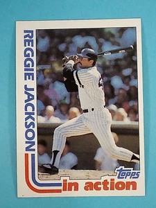 1982 Topps "In Action" Reggie Jackson New York Yankees #301 ⚾ - Picture 1 of 2