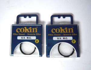 2x New Cokin U.V. M.C Ø37mm Filters Screw in --- A8 - Picture 1 of 2