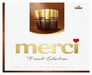 MERCI DARK CHOCOLATE ASSORTMENT Finest Gourmet Selection German Sweets 250g - Picture 1 of 3