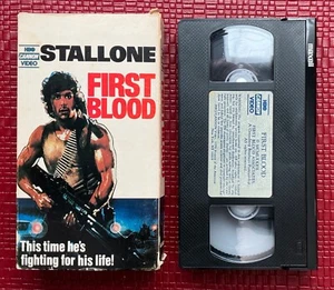 First Blood (VHS, 1982) Rare First Pressing Stallone Rambo - Picture 1 of 5