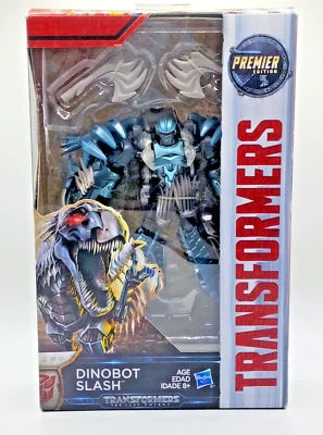 Transformers The Last Knight Premier Dinobot Slash Deluxe Figure - New - Image 1 of 4