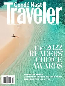 CONDE NAST TRAVELER MAGAZINE NOVEMBER 2022 THE 2022 READERS' CHOICE AWARDS - Picture 1 of 1