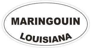 Marington Louisiana Oval Autoaufkleber oder Helmaufkleber D3969 - Bild 1 von 1