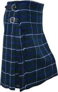 Scottish Tartan Utility Kilts Highland Handmade Kilts Blue Douglas 16oz 8 Yard - Picture 1 of 37
