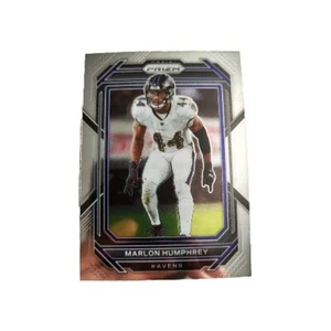 2022 Panini Silver Prizm Marlon Humphrey Football Card #24 Baltimore Ravens (F6 - Picture 1 of 2