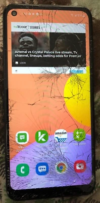 [BROKEN] Samsung Galaxy A11 SM-A115AZ 32GB (Cricket) Cracked Glass - Image 1 of 2