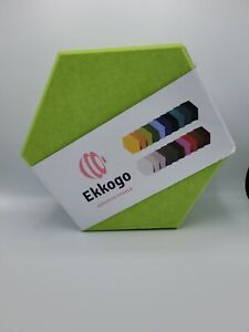 Ekkogo Acoustic Panels 12-Pack Soundproof Wall Panels Color Green