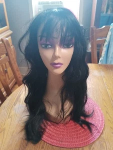 Long Dark Brown Full and Nice Waves. Wig 27 Inch - Picture 1 of 7
