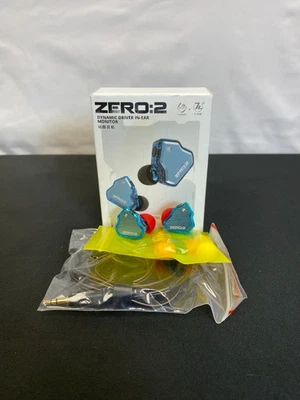 7Hz x Crinacle Zero:2 Blue 3.5mm Jack Dynamic Driver In Ear Monitor Earbuds - Image 1 of 4