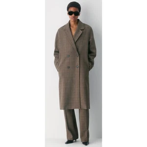 ARITZIA The Slouch Coat Relaxed Loose Fit  (Re)essential in Plaid NWT - Picture 1 of 10