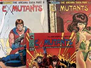 EX-MUTANTS. NUMBER'S 1 & 5-6.  THE SHATTERED EARTH CHRONICLES.  (3 ISSUE LOT). - Picture 1 of 16