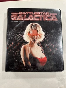 Carpeta Battlestar Galactica con cartas, 2 juegos completos - Imagen 1 de 3