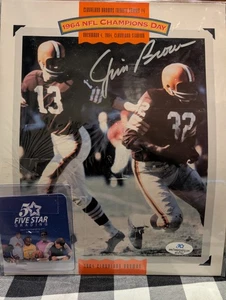 Jim Brown handsigniertes 8x10 Foto mit COA - Bild 1 von 6