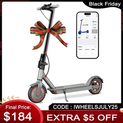 Scooter eléctrico plegable para adultos 19 MPH 30 KM E Scooter para regalo de cumpleaños/viaje Foto 1 de 4