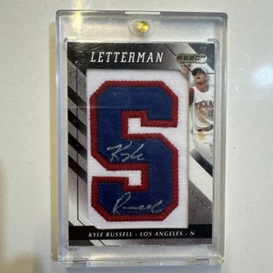 Razor Letterman Kyle Russell "S" Rookie Patch Auto RC /20 Dodgers - Picture 1 of 3