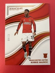 2023-24 Panini Immaculate Kobbie Mainoo #204 RC Rookie 42/60 - Foto 1 di 1