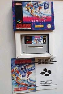 Olympische Winterspiele - Super Nintendo SNES PAL - Originalverpackt - mit dem Handbuch - Bild 1 von 15