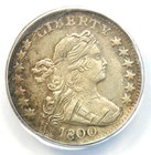 1800 DRAPED BUST HALF DIME H10C LIBEKTY 5C COIN   CERTIFIED ANACS VF30 DETAIL