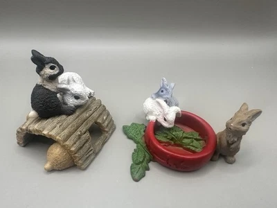 Schleich Baby Rabbits | Bunnies 🐰 | Farm Life | Toy Animal Figures | Retired - Image 1 of 3
