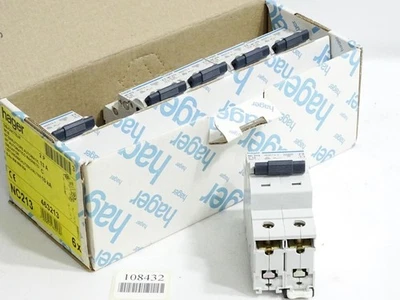 Hager Leitungsschutzschalter NC213 C13 463213 / Inhalt : 1 Stück / Neu - Image 1 of 3