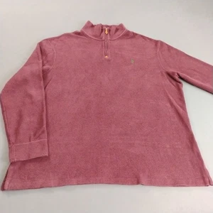 Polo Ralph Lauren Men's 1/4 Zip Sweatshirt Pullover Size XXL Long Sleeves Cotton - Picture 1 of 11