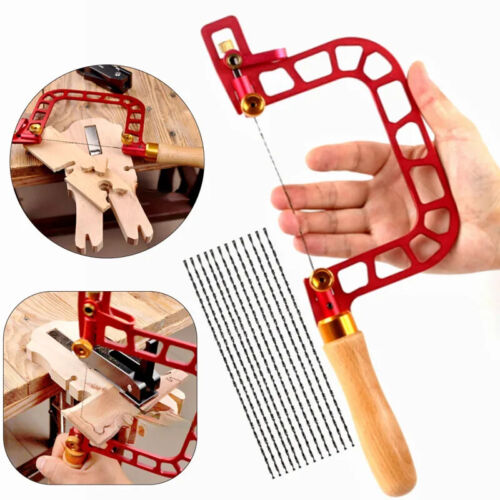 Coping Saw Woodworking Drawing Wire Saw Aluminum Alloy Frame Curve Saw with Diam