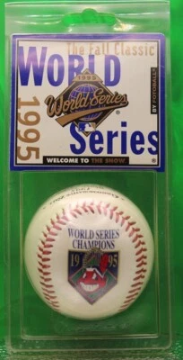 Vintage 1995 World Series Commemorative Ball World Champions Atlanta Braves LNC - Image 1 of 2