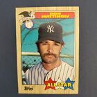 Vintage - Topps Card Of "Don Mattingly - All Star"   #606 1987 Pack Fresh Look!!