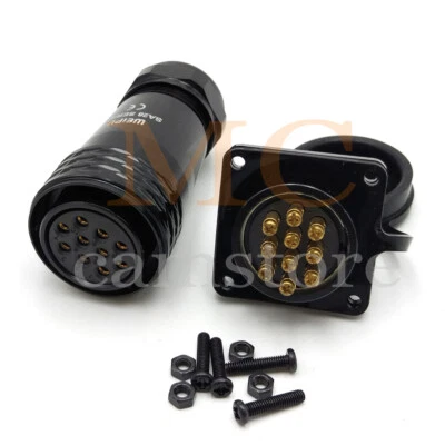 WEIPU SA28 10Pin Panel Mount Electrical Wire Connector,Aviation Plug and Socket - Image 1 of 4