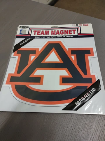 Officially Licensed NCAA Auburn Tigers Large 13.5" Team Logo Car MAGNET Cover