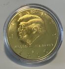 President Donald J Trump 2020 Commemorative Coin -45th President - gold tone
