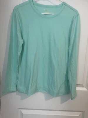 Tek Gear tamanho L feminino verde perfeito manga longa skatista surfista ResortWear - Imagem 1 de 4