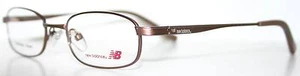 NEW BALANCE 48 1 BROWN New Children's Girl's Boy's Optical Eyeglass Frame - Picture 1 of 2