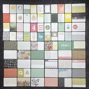Lot 74 Studio Calico Scrapbook Cards 3x4 4x6 Double Sided Round Corners - Picture 1 of 21