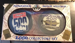 Zippo Lighter Vintage Indianapolis 500 Brickyard 400 Collectors Set - Picture 1 of 2