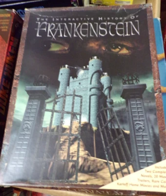 Interactive History of Frankenstein~  (PC CD ROM, 1995) Big Box w/Bonus Disc - Image 1 of 4