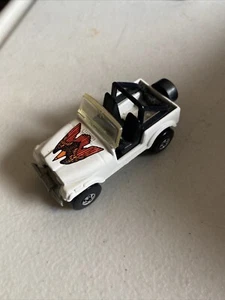 Vintage Hot Wheels Jeep CJ-7 White W/ Blackwalls BW Eagle minty - Picture 1 of 8