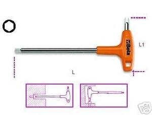 Beta 96T Sechseck Fußbett Griff Sechskant Schlüssel 3.5 MM - Bild 1 von 1