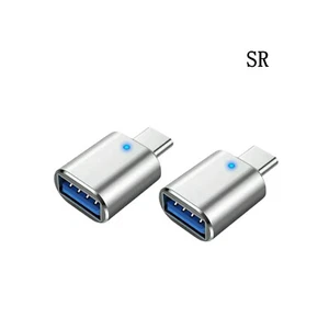 LED USB-C 3.1 Male to USBA Female Adapter Converter OTG Type C Android Phone L0P - Picture 1 of 16